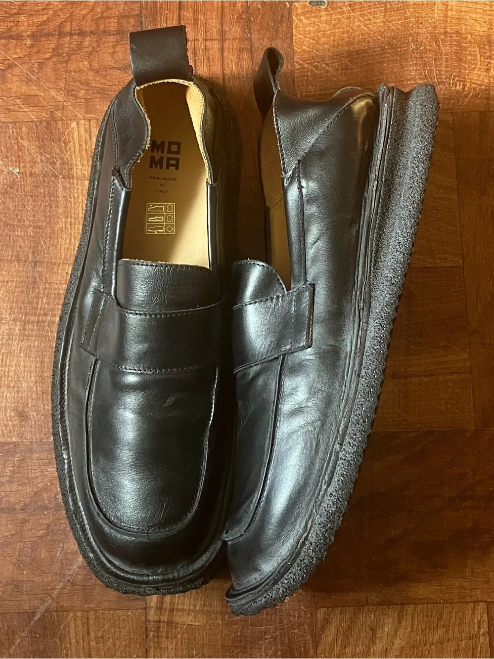 Moma Men’s Black Loafers AR Lux 43